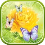 cute butterfly live wallpaper android application logo